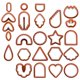 thumbnail image 2 of Juego De Cortadores De Arcilla Polimérica De Plástico De 24 Uds. Formas De Joyería De Arcilla Polimérica Para Ni?os, 2 of 5