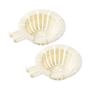 Bothyi - 2 Piezas Colador De Fregadero De Cocina Antiolor Lindo Tapón De Drenaje Fregadero Cesta De Drenaje Blanco