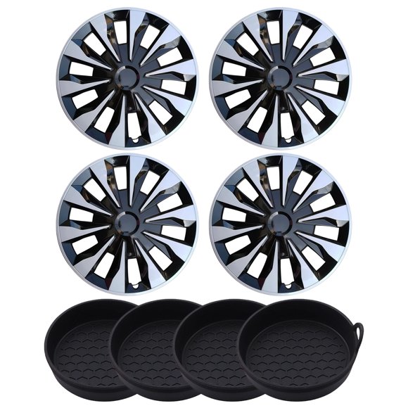 Tapacubos Aiqiying R16 de Acero + Juego de Posavasos