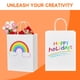 thumbnail image 4 of Bolsas de regalo METAPRINT, paquete de 100 unidades de papel con asas, 14,7 x 8,1 x 21 cm, 4 of 8