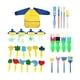 thumbnail image 1 of Esponjas De Pintura Para Niños, Juego De Sellos Y Pinceles De Esponja Para Manualidades, Para Niños, 1 of 3