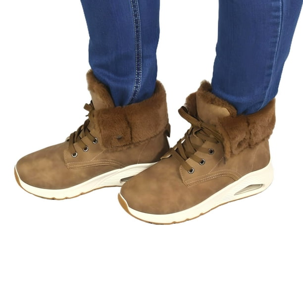 Zapatilla de Mujer Invierno 32 Yassne Marron Claro