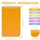thumbnail image 2 of Cuaderno de bolsillo QiCheng 3x5 pulgadas, pack de 6 colores surtidos, 2 of 7