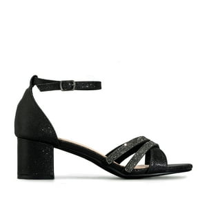 Sandalia Taco Grueso Fiesta Pedrería Mujer Weide You525