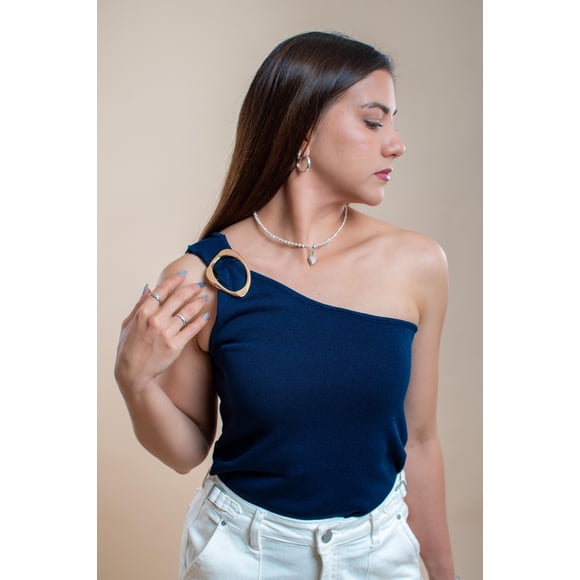 Top Tulum azul marino - MM SHOP