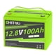 thumbnail image 1 of Batería CHITOLI 12V 100Ah LiFePO4 de ciclo profundo con BMS, 1 of 7