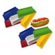 thumbnail image 5 of 20 Porta Completos Plástico Completero Reutilizable Hot Dog Multicolor, 5 of 10