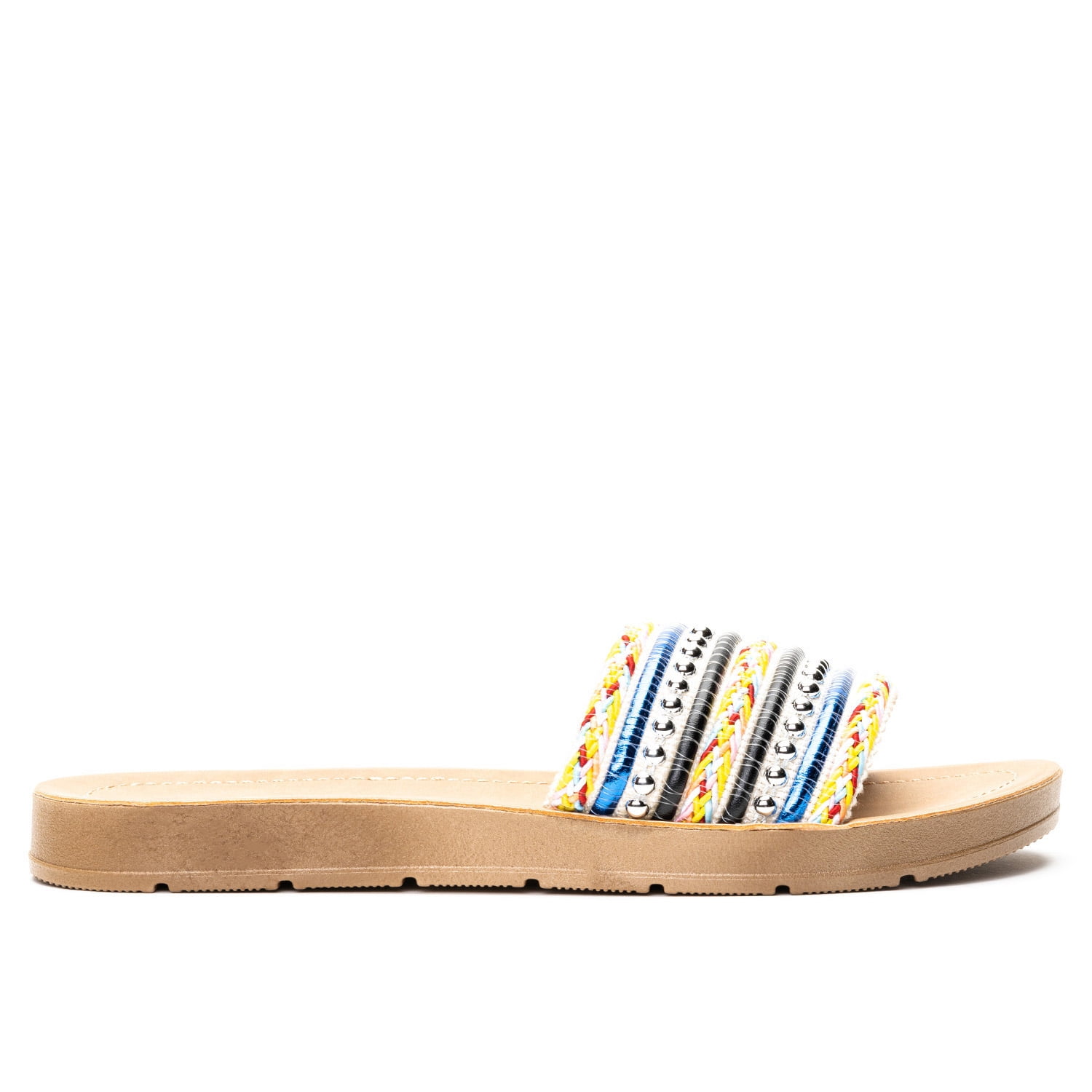 Sandalia Mujer Azul Peace Chancleta