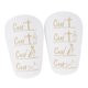 thumbnail image 3 of 2 Piezas De Espinilleras De Fútbol Accesorios Tablero Protector De Pantorrilla Para Hombres Ni?os Mujeres Xs Blanco, 3 of 5