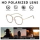 thumbnail image 4 of Gafas planas anti-luz azul modernas, sencillas y de alta gama, hechas de PC, metal y CA, 4 of 5