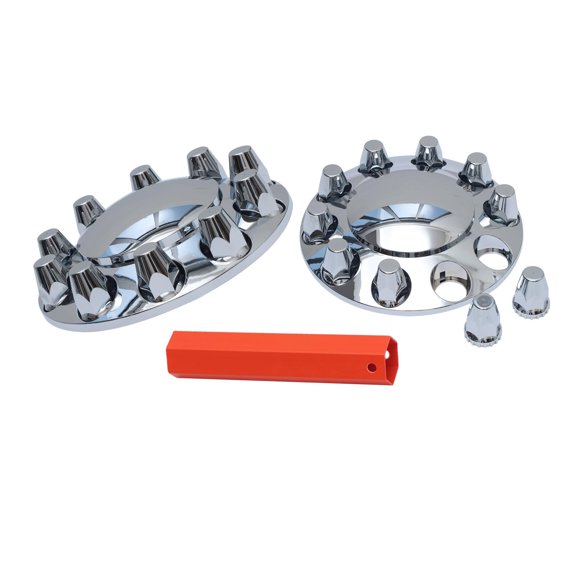 Tapa de cubo JESONN cromada para ruedas de 22‑24,5" de 10 agujeros 33 mm