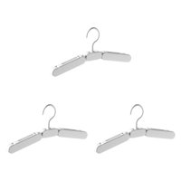 Magideal - Colgador De Viaje Plegable, Suministros Para Colgar Ropa, Ahorro De Espacio, Estante De Secado Antideslizante Portátil, Colgador De Abrigos Para Calce Paquete De 3