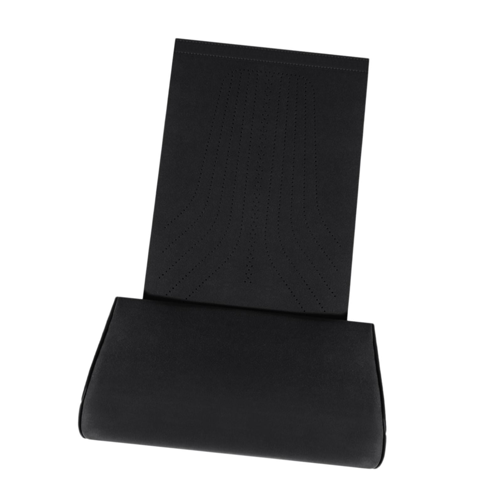 Ioensy - Extensor De Soporte Para Piernas, Cómodo Y Agradable Para Trenes, Almohada Extensora De Piernas Para Automóvil, Color Negro