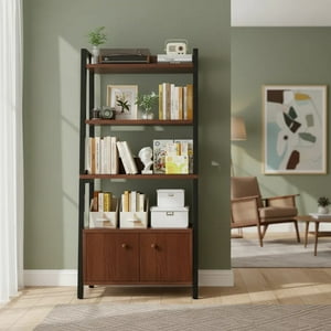 Tienda El Garage - Estantería Madera 4 Niveles Librero Living Comedor Cedro