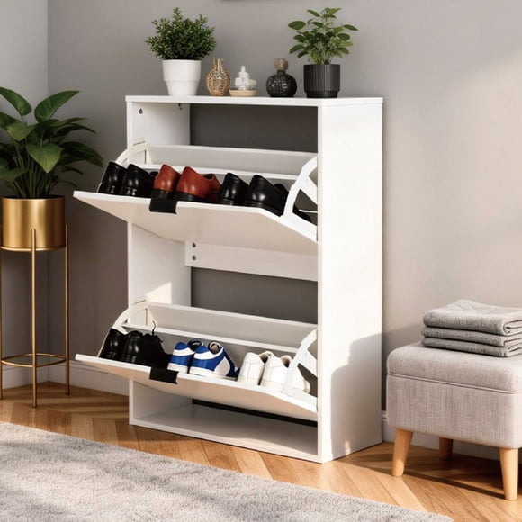 Zapatero Blanco 60x24x85cm
