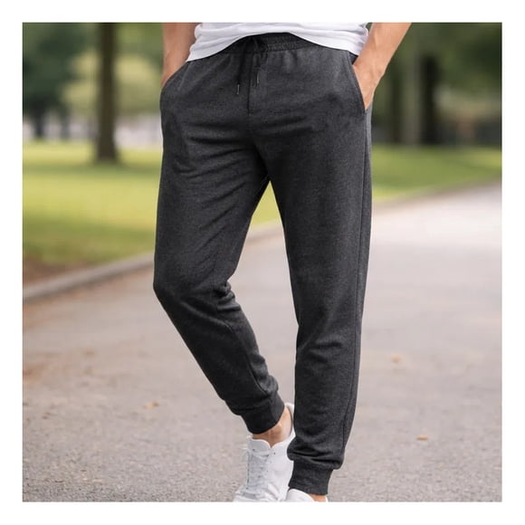 Pack 3 Pantalones Buzo Hombre Sin Polar. Con Puño Deportivo