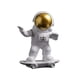 thumbnail image 4 of Polyresin Astronaut Skateboarding Estatuilla Estatua Decoración De Escritorio Dorado, 4 of 5