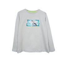 Pillin - Polera Niño Manga Larga Estampado Dinosaurio Verde