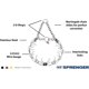 thumbnail image 2 of Collar para perro Herm Sprenger 63 cm 4 mm acero inoxidable, 2 of 9