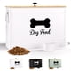 thumbnail image 1 of Contenedor hermético para alimento de perro HB Design Co. 15 lb blanco, 1 of 6