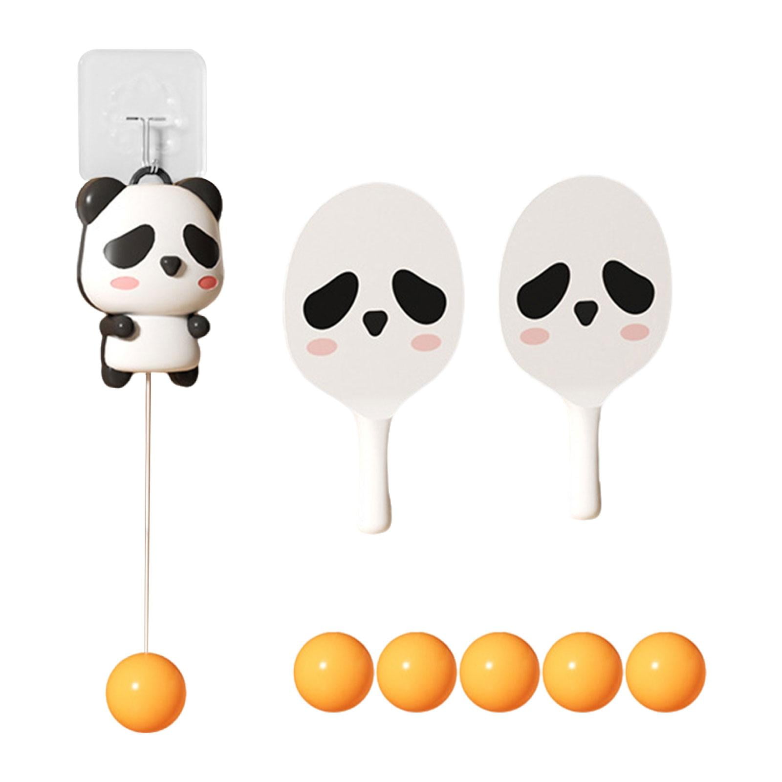 Magideal - Juego De Entrenador De Tenis De Mesa Colgante, Juguete Para Padres E Hijos, Dispositivo De Autoentrenamiento Portátil Con Raqueta Y Pelota Para Juegos
