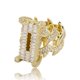 thumbnail image 1 of Anillos de Moda de Lujo con Brillo Estilo Punky de Rapero para Hombre Chapados en Oro de 18K Brillantes con Acabado Helado Hip Hop Zirconia Cúbica Anillos de Compromiso para Hombre, 1 of 8