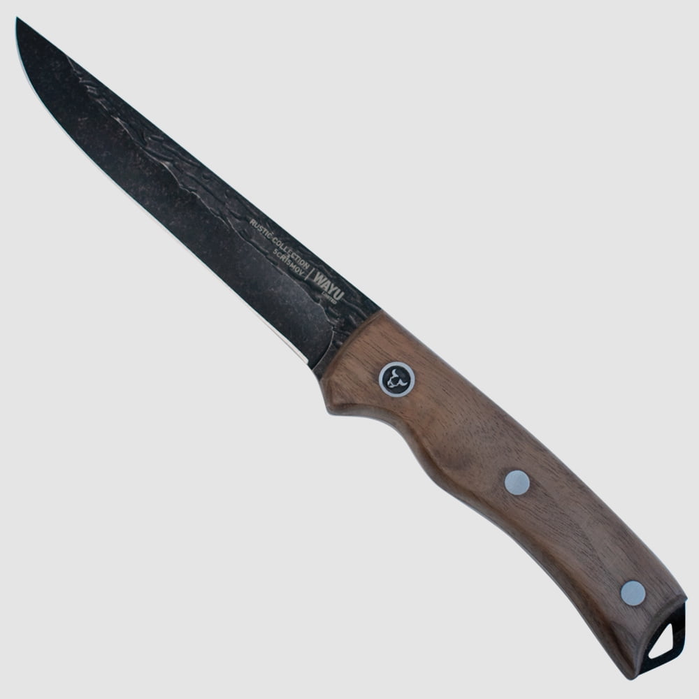 Cuchillo Utility Con Funda Rustic Collection Wayu