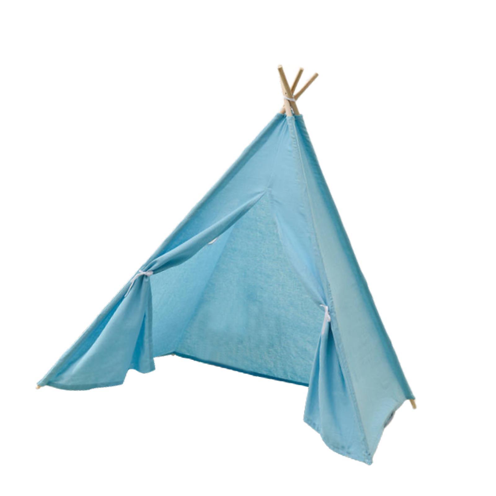 Magideal - Tienda De Campaña Para Niños, Cabaña De Juguetes Para Niños, Tienda De Campaña India Portátil Para Jugar En Cumpleaños, Parques, Barbacoas, Fiestas En Azul