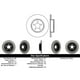 thumbnail image 2 of Disco Freno para auto Volvo C30 2007-2013 Trasero, 2 of 2