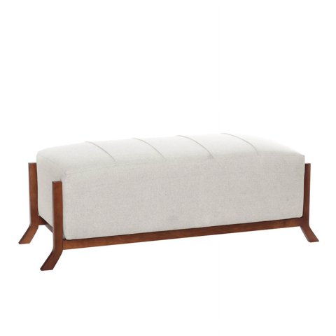 Latam Home - Banqueta Marsella Lino Blanco