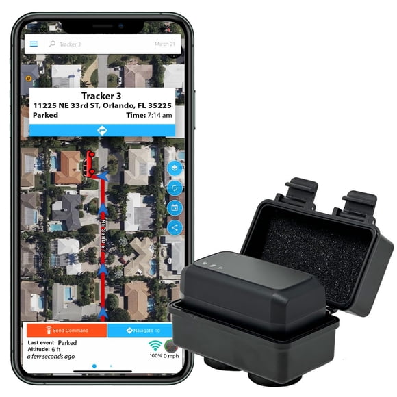 GPS Tracker Optimus 3.0 con batería de 1 mes y funda impermeable