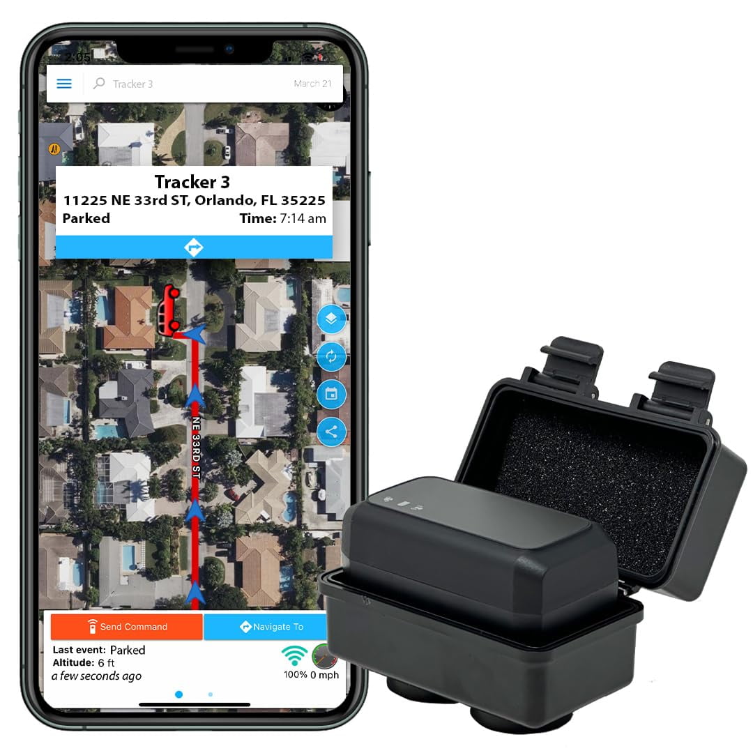Gps Tracker Optimus 3.0 Con Batería De 1 Mes Y Funda Impermeable