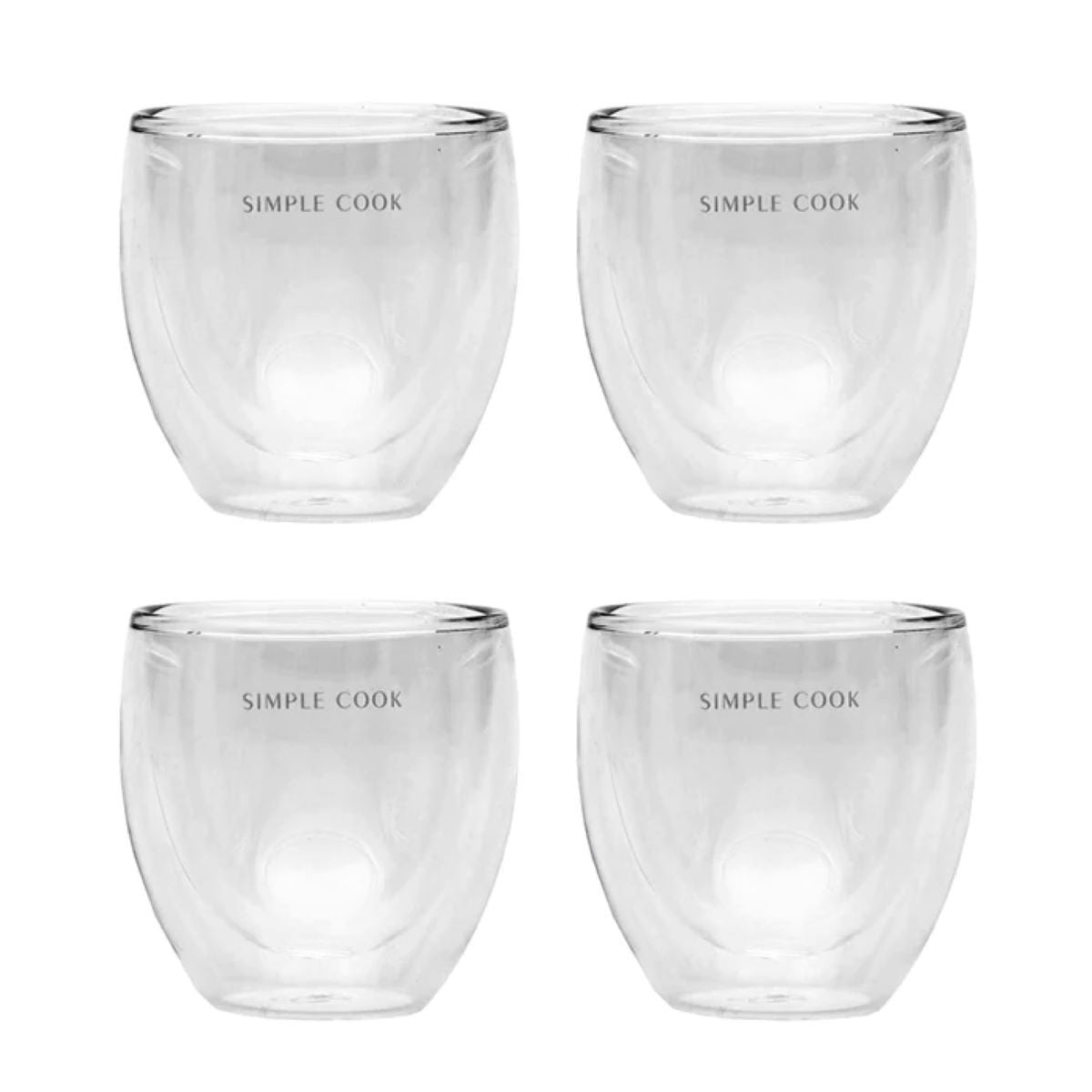 Set 4 Tazas Simple Cook Espresso