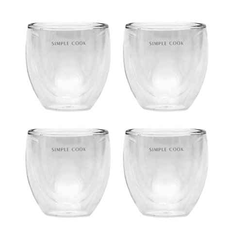 Set 4 Tazas Simple Cook Espresso