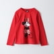 thumbnail image 1 of Polera Manga Larga Niña Minnie Chic Rojo Disney, 1 of 4