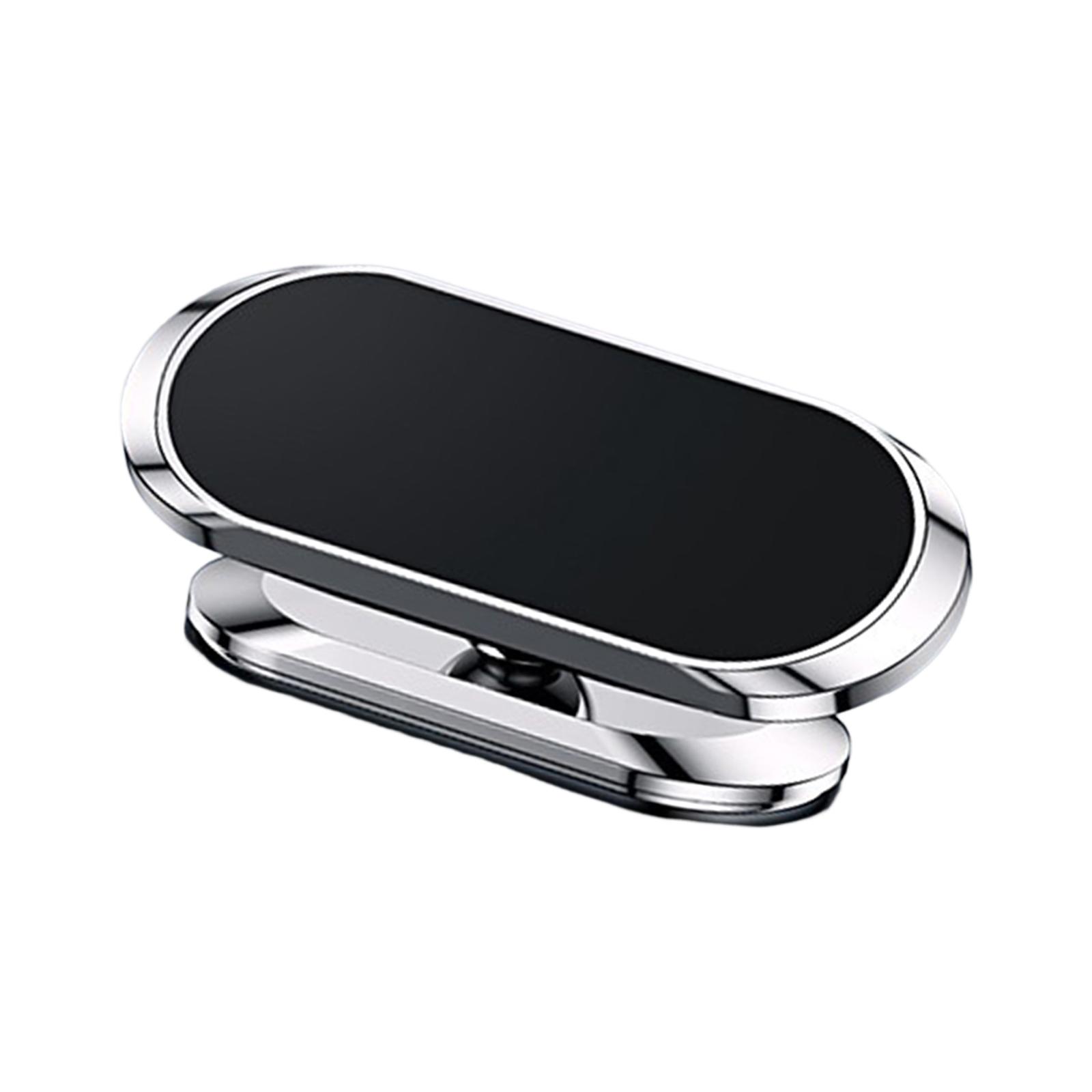 Magideal - Soporte Para Teléfono De Coche, Para Salpicadero, Ajustable, Rotación De 360 Degree, Aleación De Zinc Plata