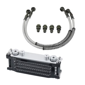 Ioensy - Enfriador De Aceite De Motor, Radiador, Accesorio Utilitario Para Motocicletas De 50 A 140 Cc