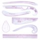 thumbnail image 4 of 7pcs regla de moda conjunto francés curva métrica reglas para la costura costura diy, 4 of 5