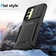 thumbnail image 3 of Funda Resistente para Samsung Galaxy A25 5G con Tapa Deslizante y Protección Militar Negro, 3 of 6