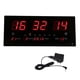 thumbnail image 2 of Reloj De Pared Digital LED Tiempo Calendario Temperatura Reloj Despertador Eléctrico EE. UU., 2 of 3