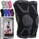 thumbnail image 1 of Rodillera BLITZU Compression para mujer y hombre, paquete de 2 unidades, color negro azabache M, 1 of 3
