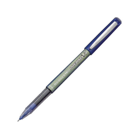 Bolígrafo Pilot Precise V5 BeGreen de tinta líquida, color azul, 0,5 mm