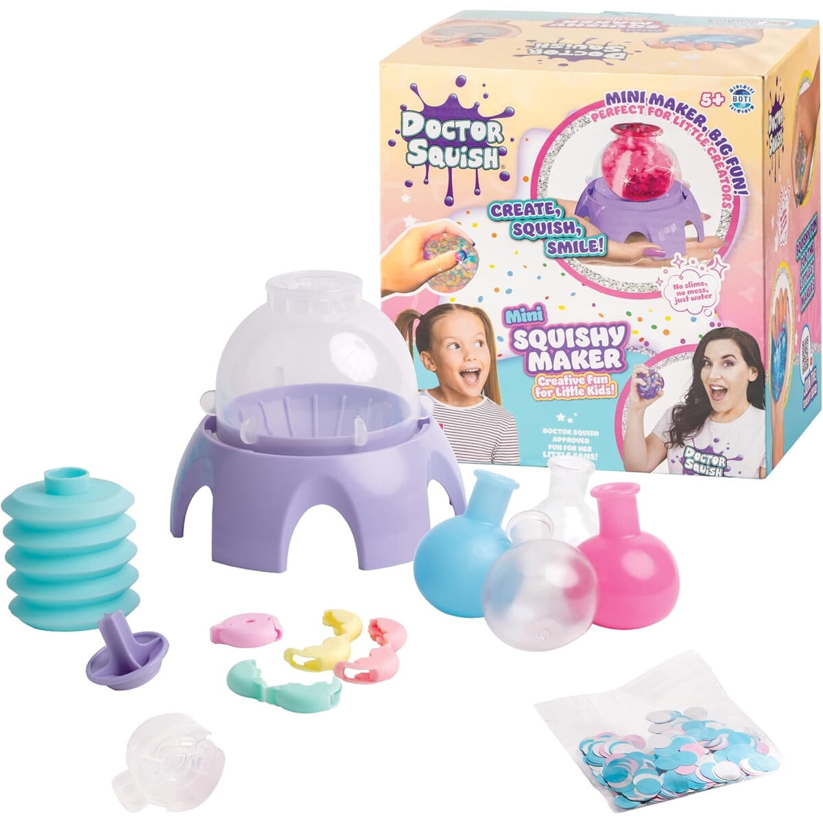 Kit Doctor Squish Mini Squishy Maker Colores Pastel Diy