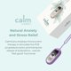 thumbnail image 2 of Dispositivo de bienestar CalmCarry Glowco, portátil, microcorriente, morado, 2 of 6