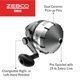 thumbnail image 3 of Carrete de Pesca Zebco 80 de Tamaño Plateado Spincast, 3 of 6