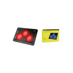 Tecnolab - Base 3 Ventiladores Notebook Gamer Led Rojo - Ps