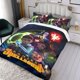 thumbnail image 3 of Daniel Hechizado Conjunto de sábanas temático, trío de piezas, cómodo y amigable con la piel, diseño único, regalo de decoración para el hogar para familiares, amigos y fans, 90 cm * 190 cm, 3 of 6