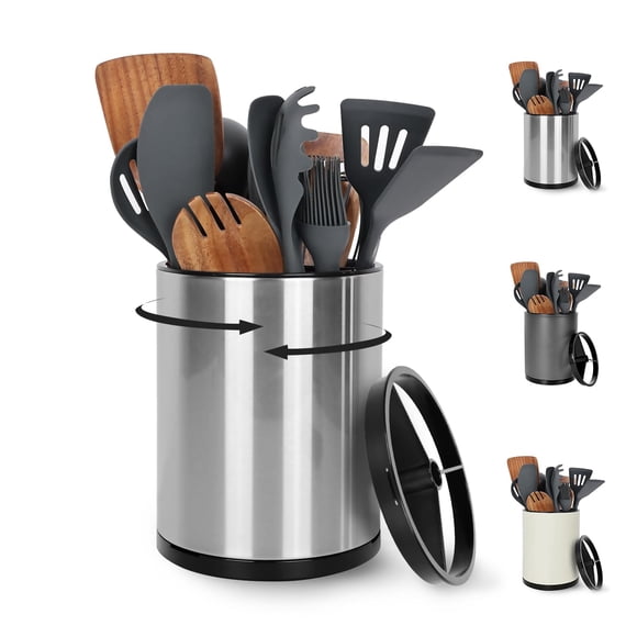 Soporte Para Utensilios De Cocina Nigeria Extra Grande De Acero Inoxidable
