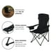 thumbnail image 4 of Silla Plegable Camping Llanquihue Negro, 4 of 7