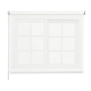 Importclick - Cortina Roller Rustica Deluxe 80X160 Cm Blanco